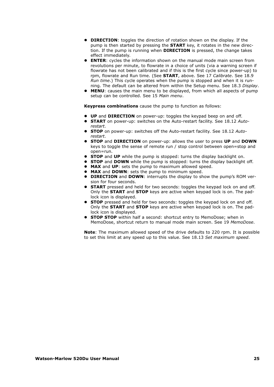 Watson-Marlow 520Du User Manual | Page 25 / 107