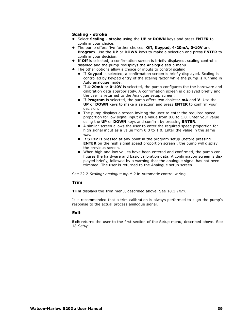Watson-Marlow 520Du User Manual | Page 39 / 107
