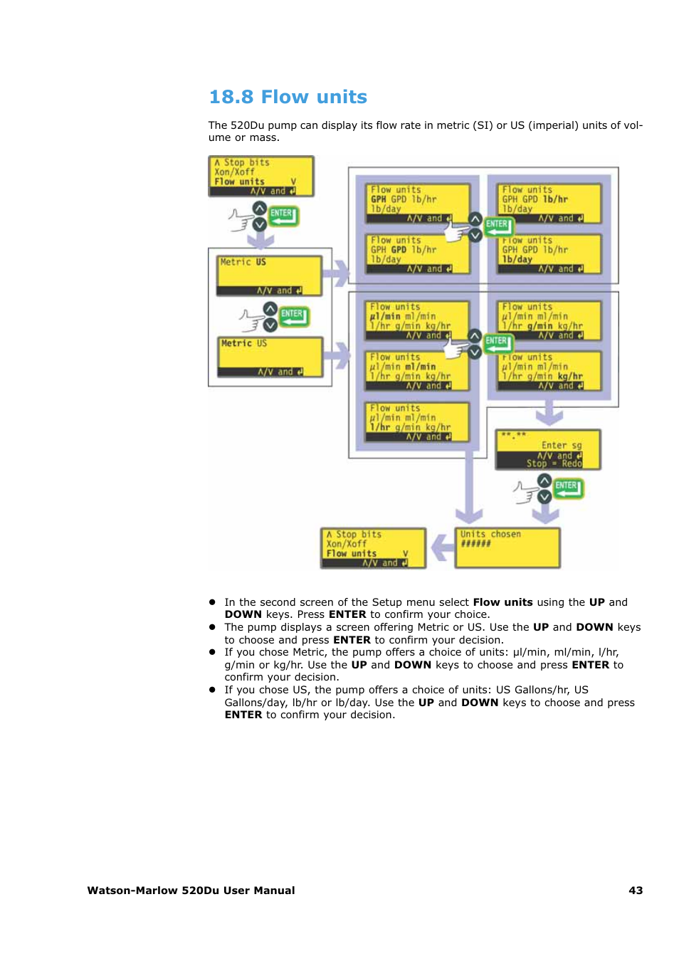 8 flow units | Watson-Marlow 520Du User Manual | Page 43 / 107