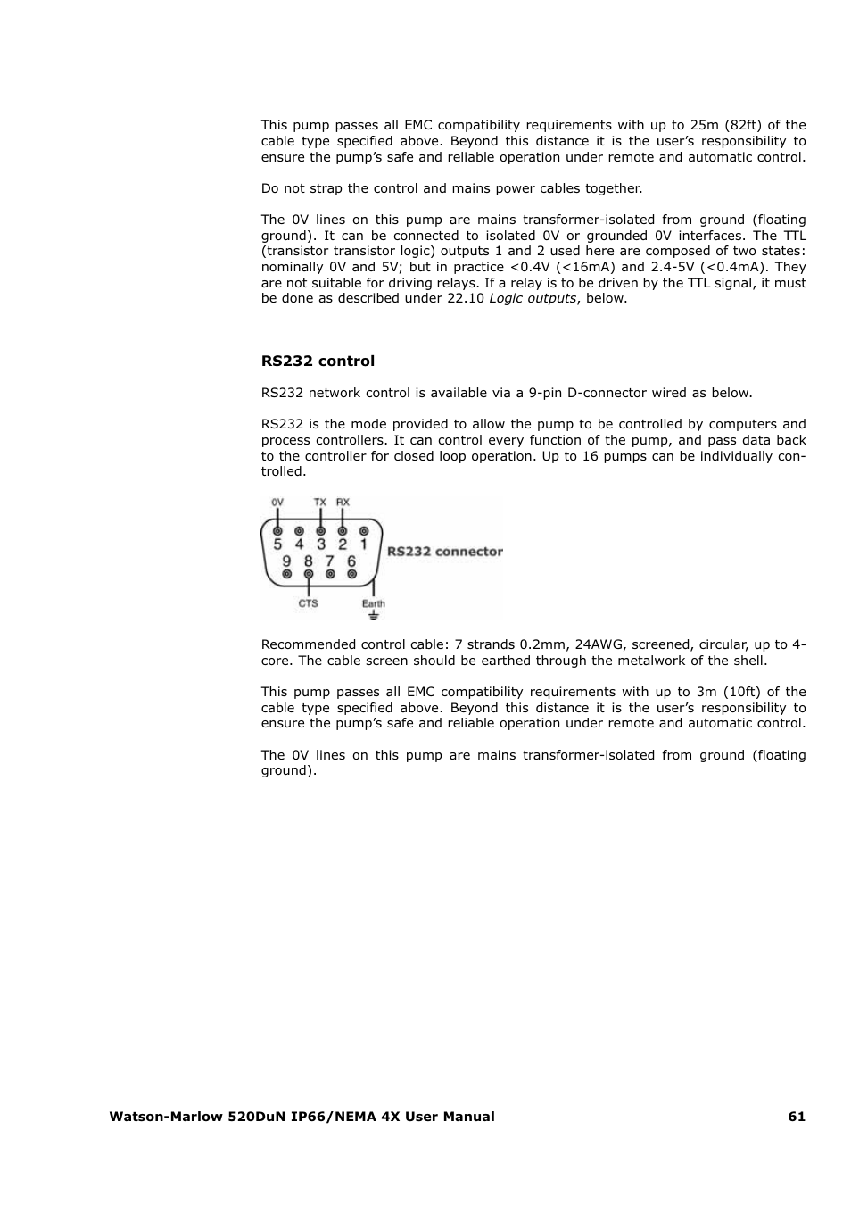 Watson-Marlow 520Du User Manual | Page 61 / 107