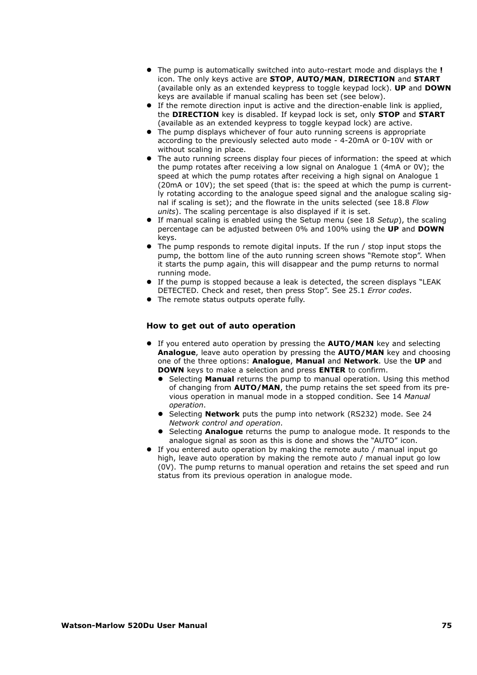 Watson-Marlow 520Du User Manual | Page 75 / 107