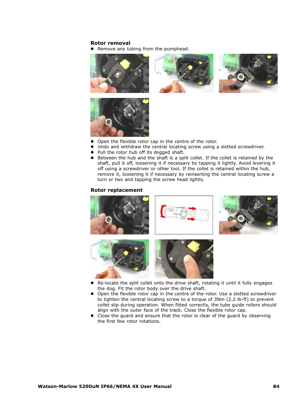 Watson-Marlow 520Du User Manual | Page 84 / 107