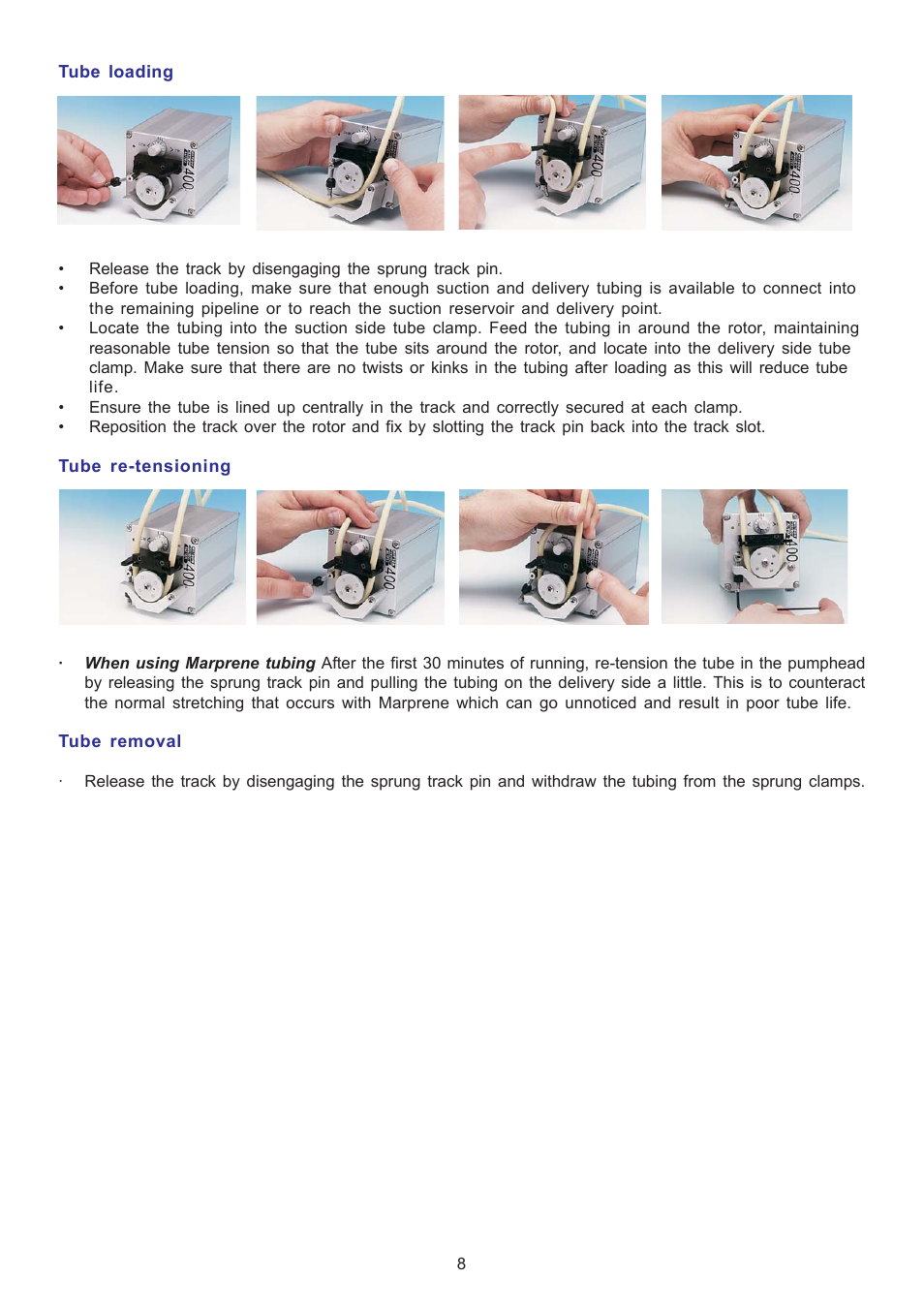 Watson-Marlow 401U User Manual | Page 8 / 12