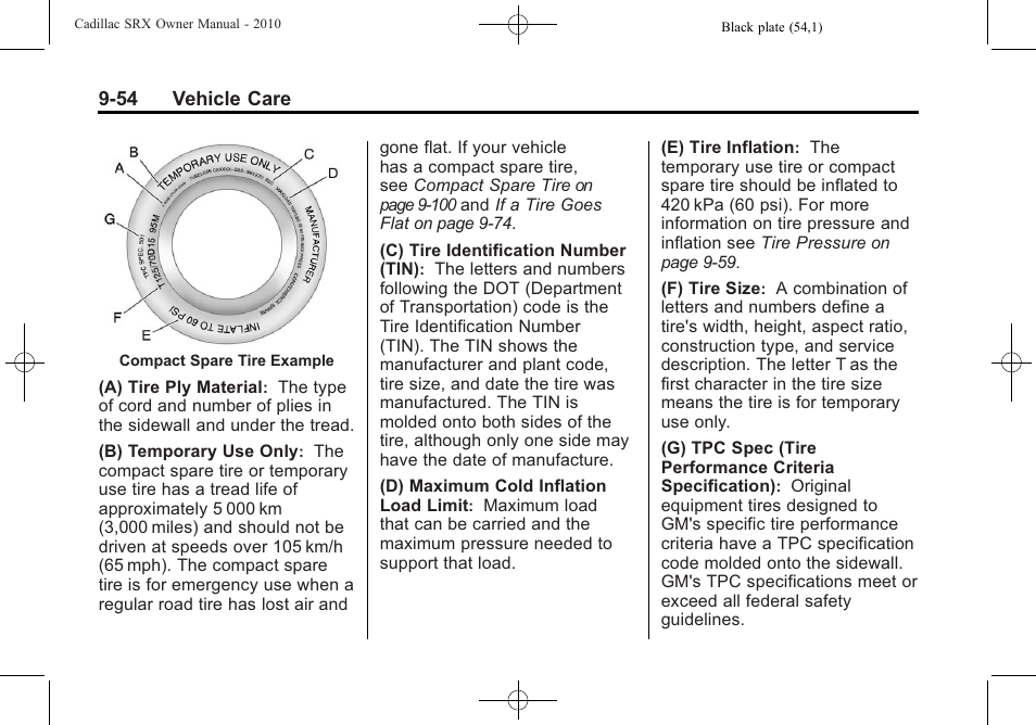 Cadillac SRX 2010 User Manual | Page 360 / 468