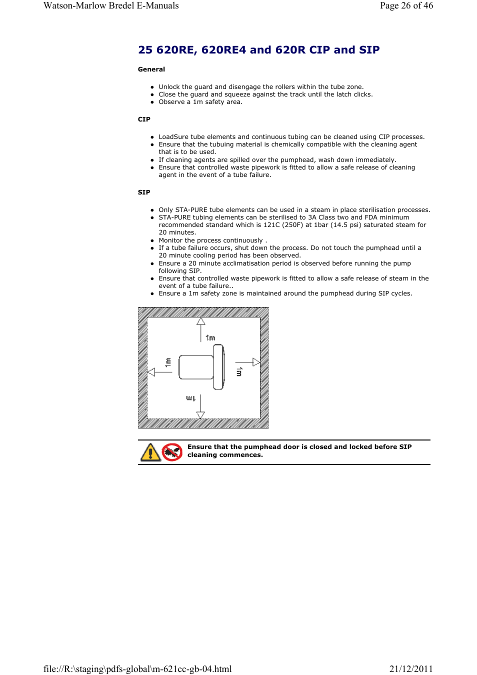 Watson-Marlow 621CC User Manual | Page 26 / 46