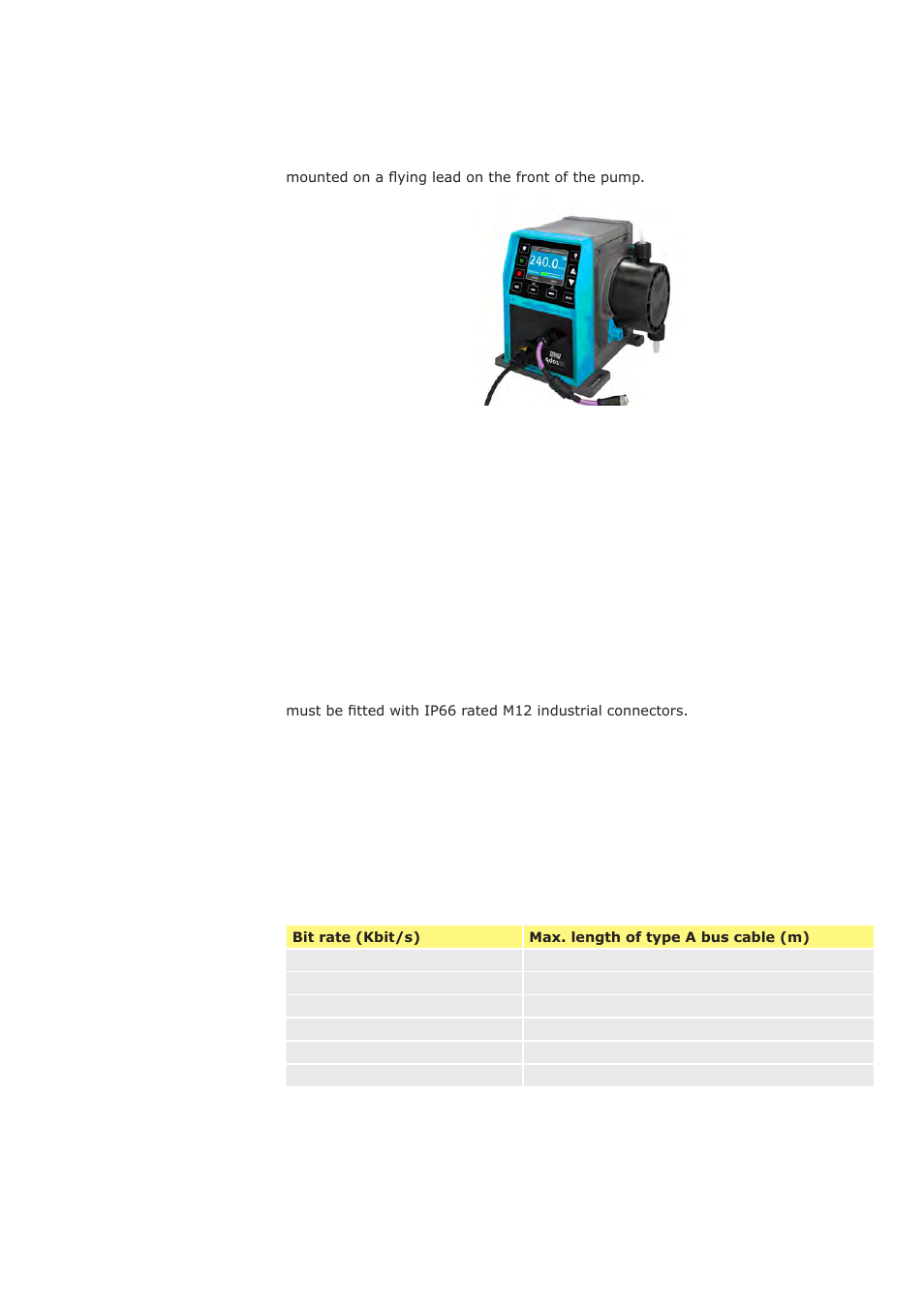 11 profibus control wiring, 1 profibus installation | Watson-Marlow Qdos30 User Manual | Page 17 / 66