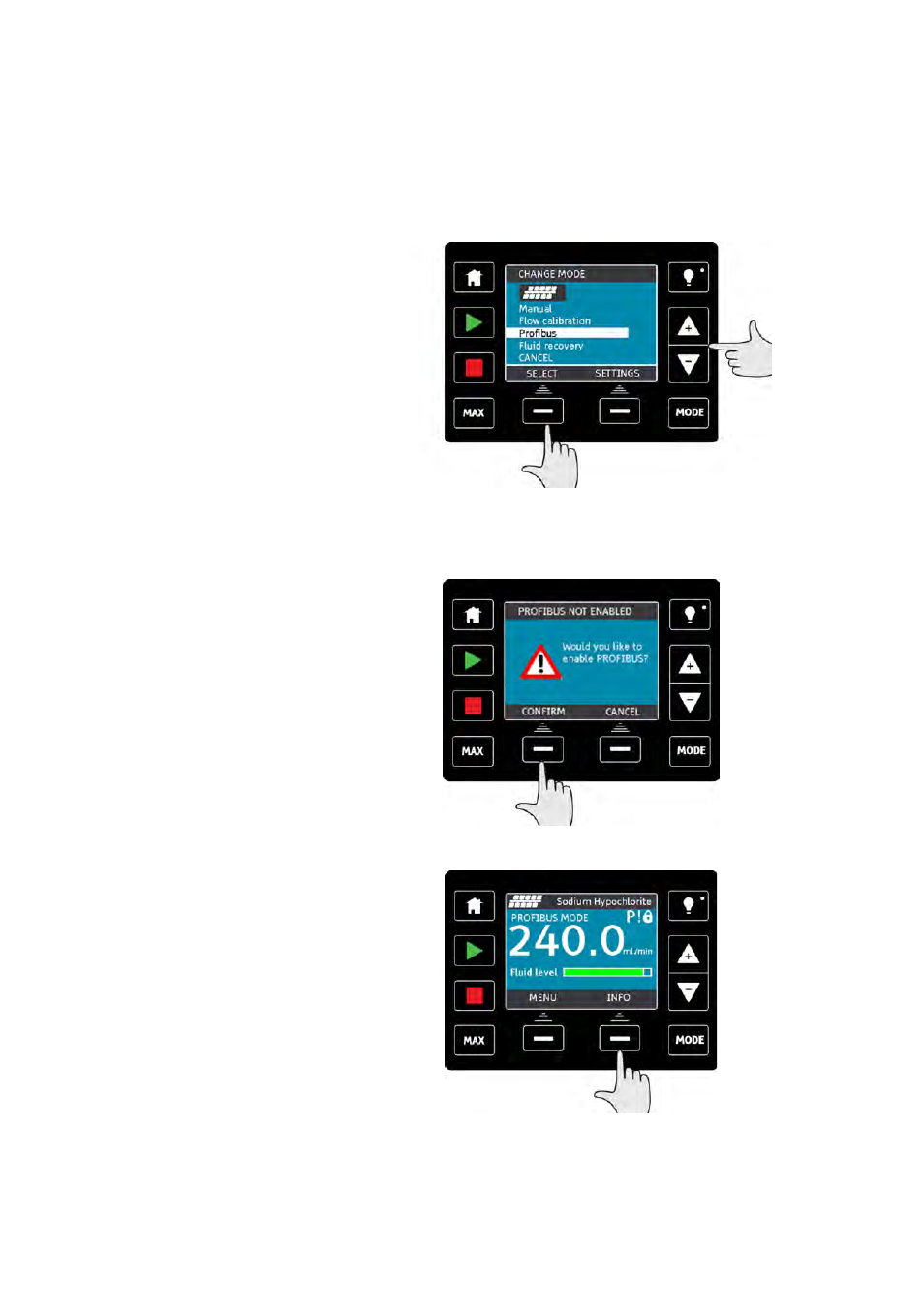5 profibus mode | Watson-Marlow Qdos30 User Manual | Page 28 / 66