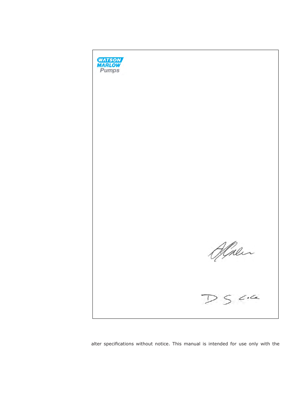 2 declaration of incorporation, Declaration of incorporation | Watson-Marlow Qdos30 User Manual | Page 4 / 66