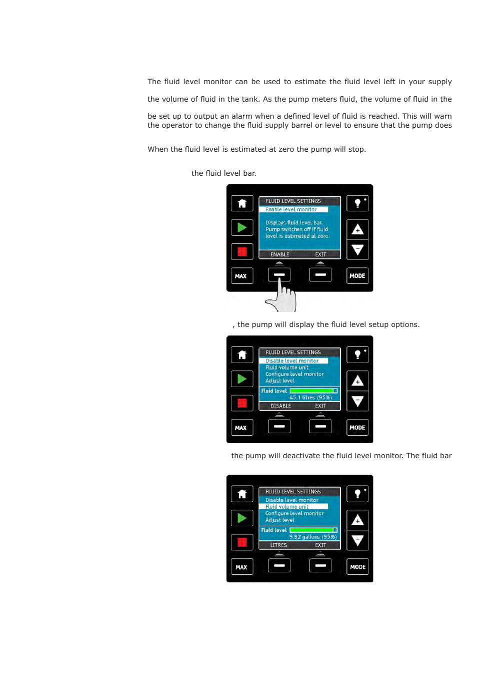 1 fluid level monitor | Watson-Marlow Qdos30 User Manual | Page 42 / 66