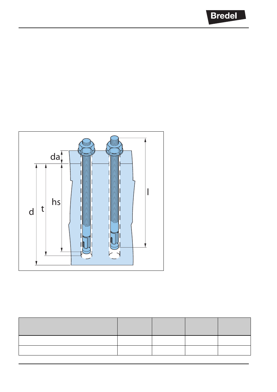 5 placing the pump, Dhs da t l | Watson-Marlow Bredel 265 User Manual | Page 30 / 96