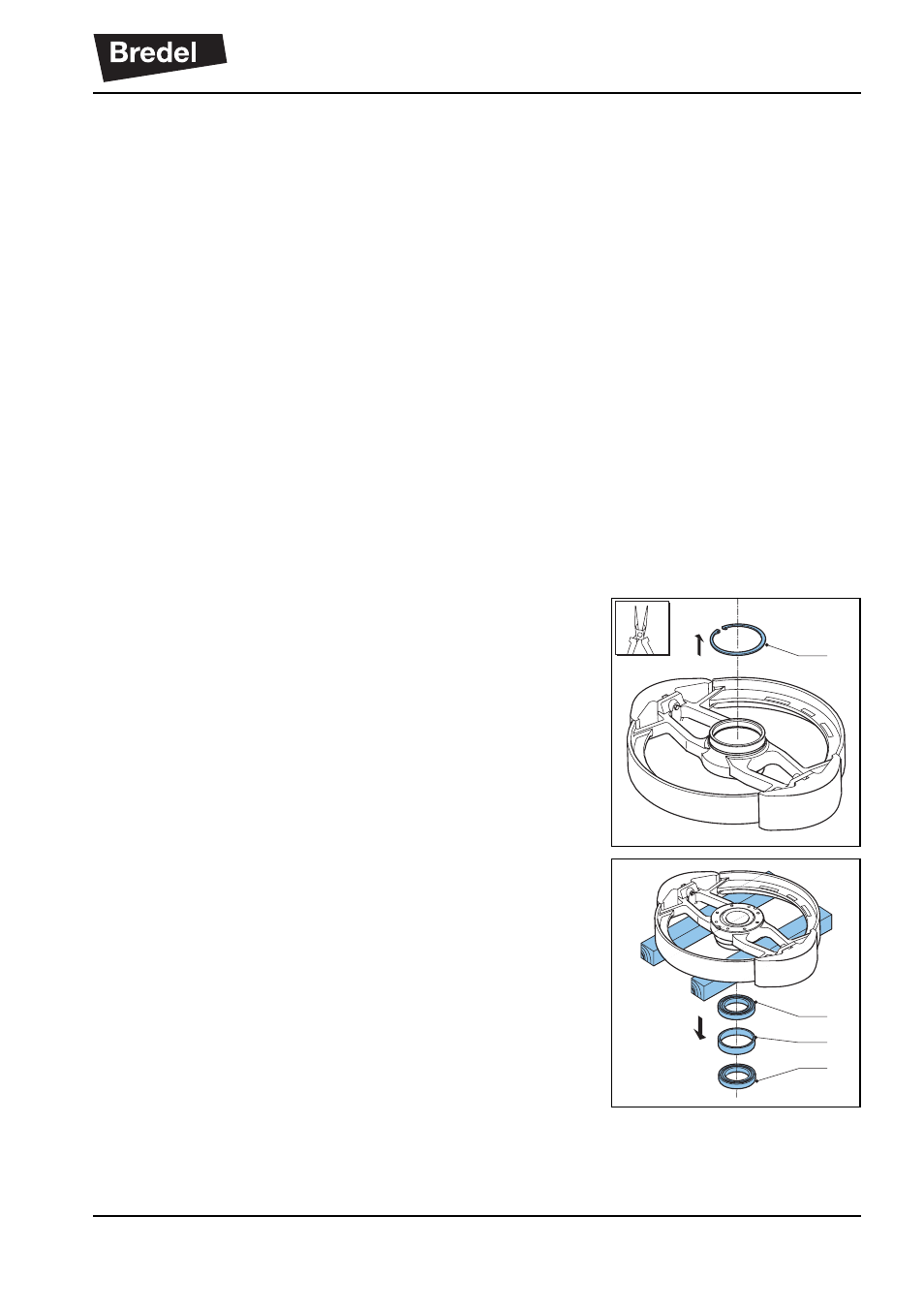 4 replacing bearings | Watson-Marlow Bredel 265 User Manual | Page 57 / 96