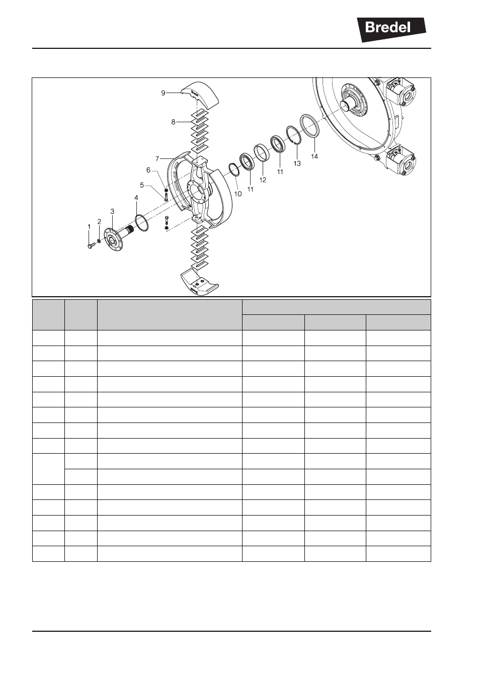 4 rotor assembly | Watson-Marlow Bredel 265 User Manual | Page 84 / 96