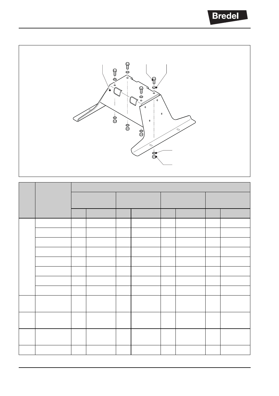 9 frame assembly | Watson-Marlow Bredel 265 User Manual | Page 90 / 96