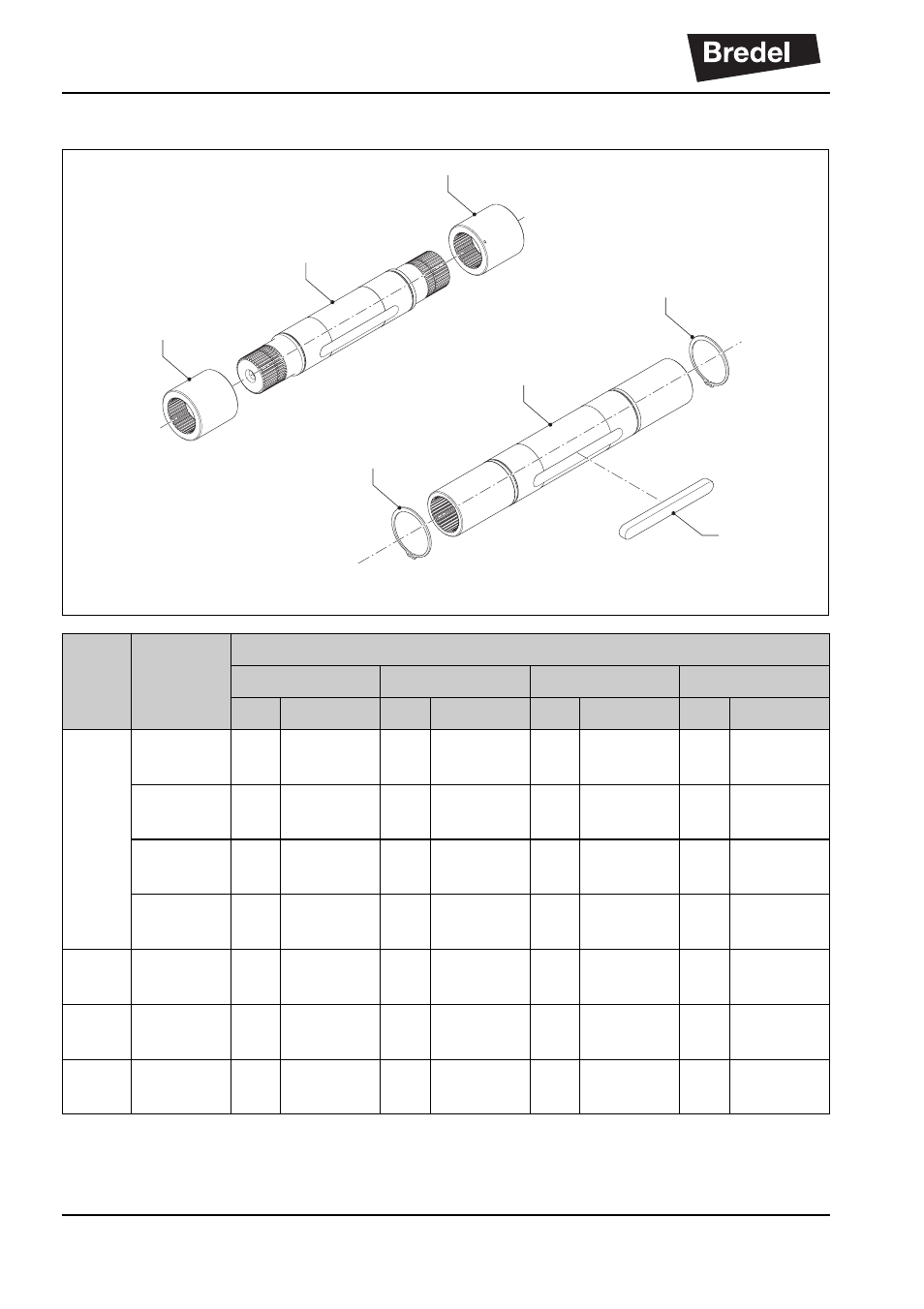 10 shaft assembly | Watson-Marlow Bredel 265 User Manual | Page 92 / 96