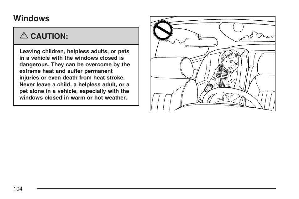 Windows | Cadillac 2007 DTS User Manual | Page 104 / 508