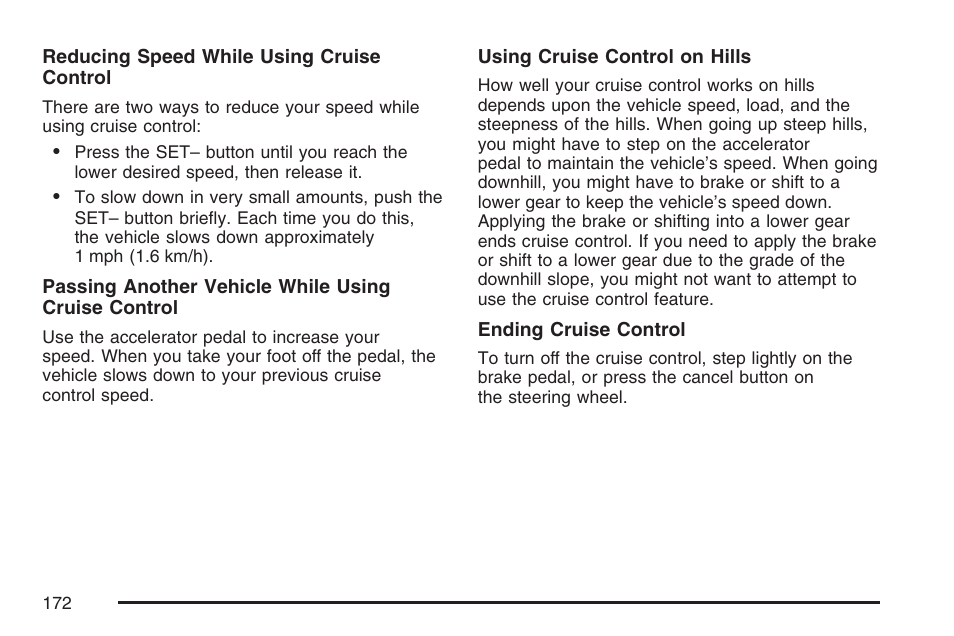 Cadillac 2007 DTS User Manual | Page 172 / 508