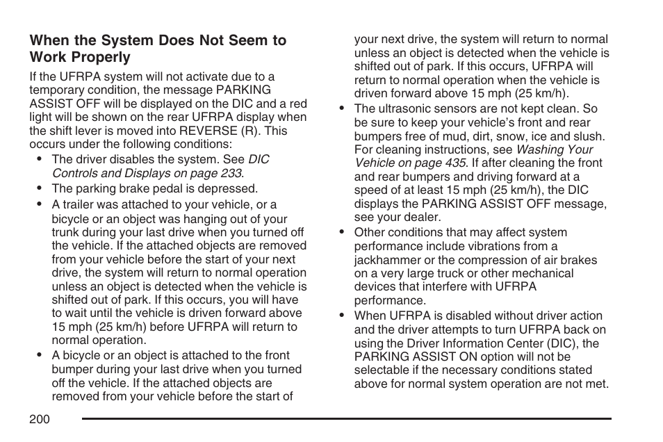 Cadillac 2007 DTS User Manual | Page 200 / 508