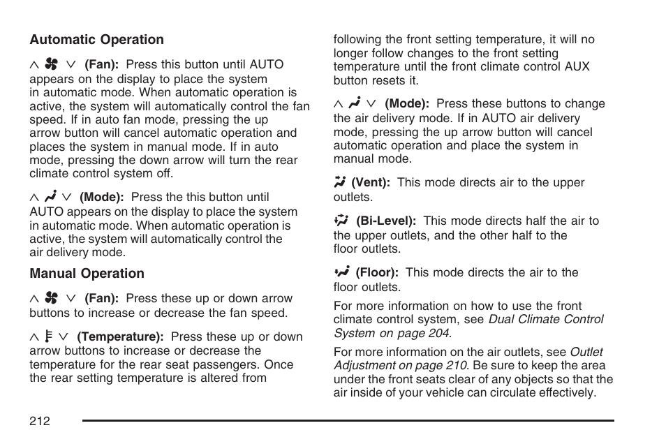 Cadillac 2007 DTS User Manual | Page 212 / 508