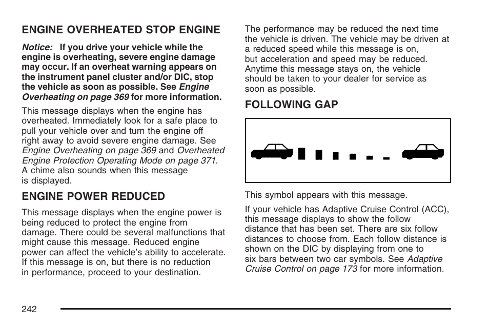 Cadillac 2007 DTS User Manual | Page 242 / 508