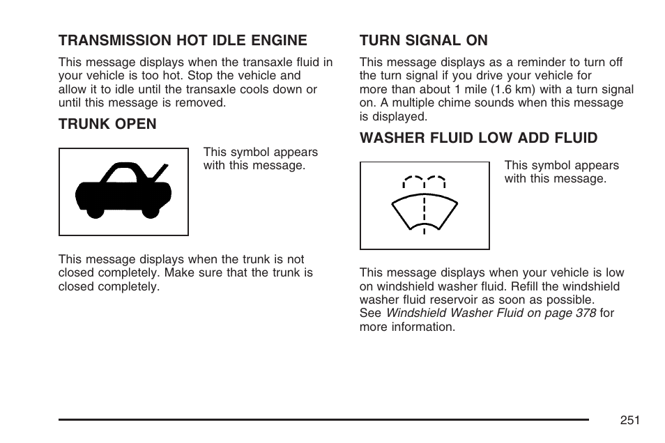 Cadillac 2007 DTS User Manual | Page 251 / 508