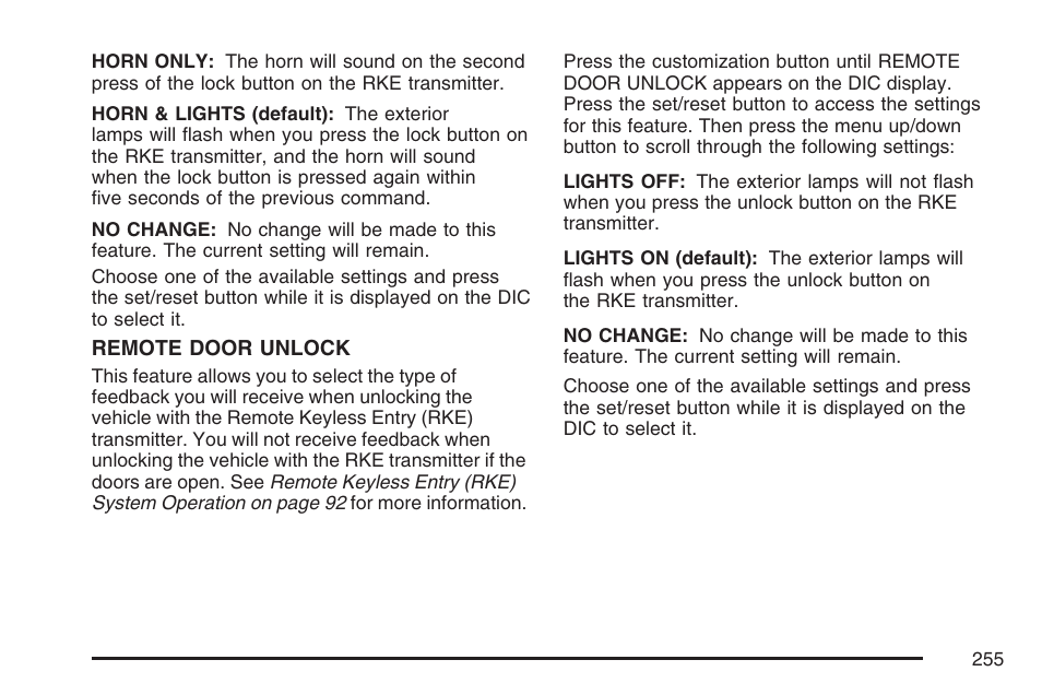 Cadillac 2007 DTS User Manual | Page 255 / 508