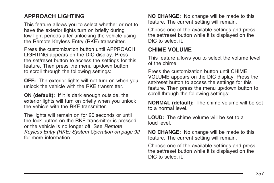 Cadillac 2007 DTS User Manual | Page 257 / 508