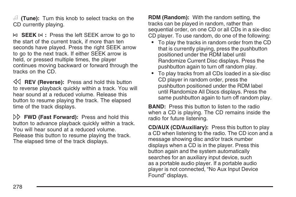 Cadillac 2007 DTS User Manual | Page 278 / 508