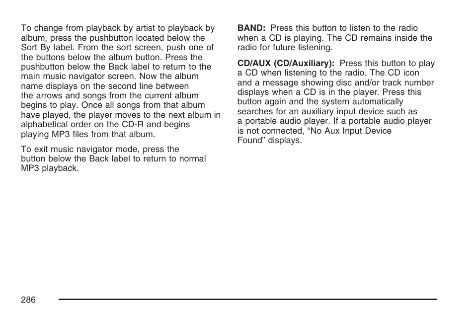 Cadillac 2007 DTS User Manual | Page 286 / 508