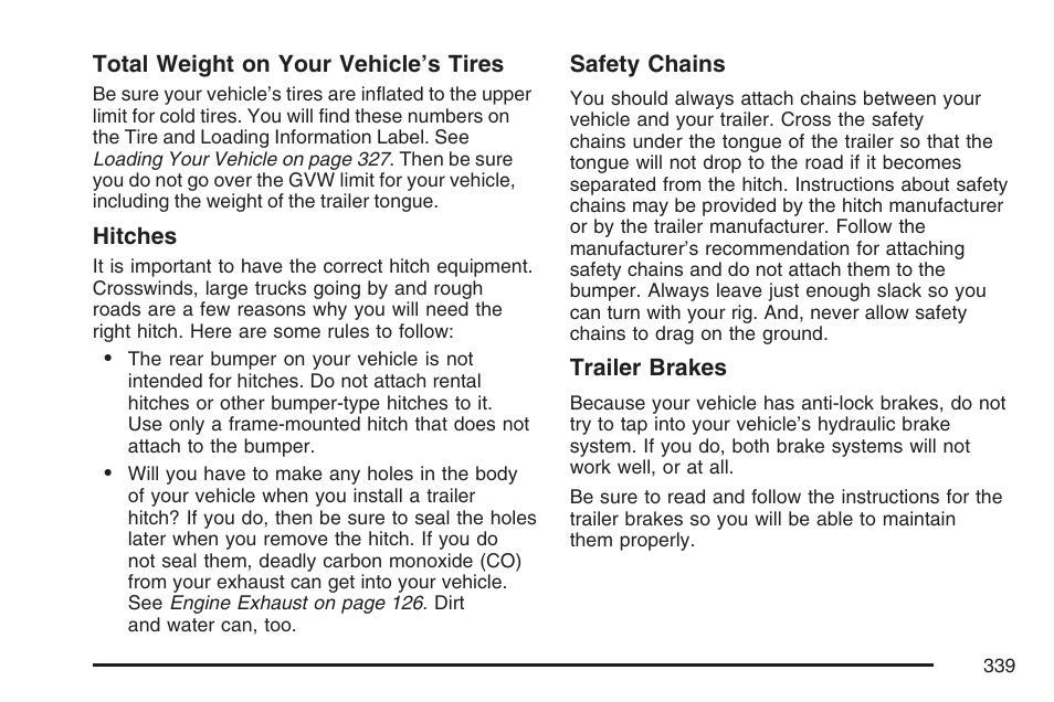 Cadillac 2007 DTS User Manual | Page 339 / 508