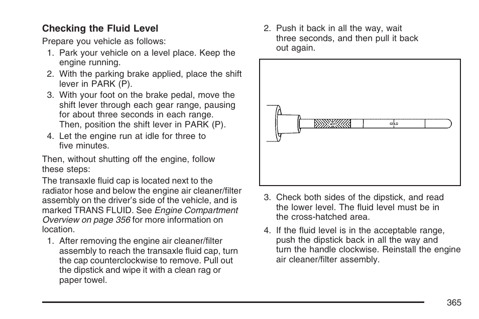 Cadillac 2007 DTS User Manual | Page 365 / 508