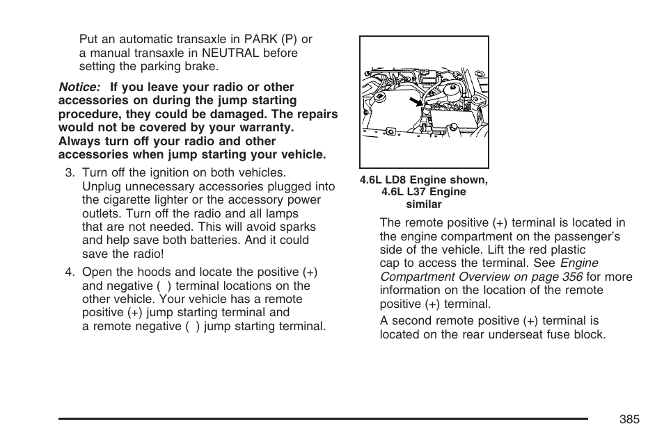 Cadillac 2007 DTS User Manual | Page 385 / 508