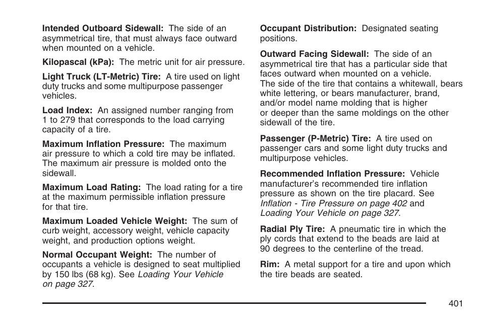 Cadillac 2007 DTS User Manual | Page 401 / 508