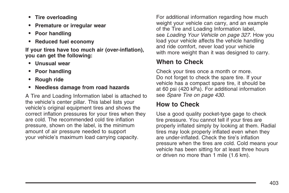 Cadillac 2007 DTS User Manual | Page 403 / 508