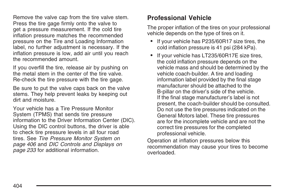 Cadillac 2007 DTS User Manual | Page 404 / 508