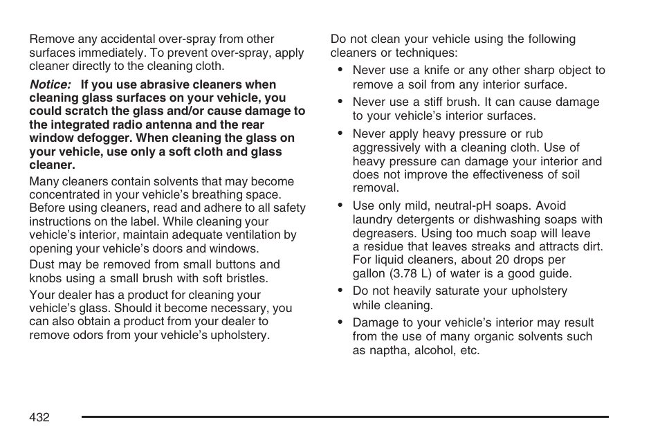 Cadillac 2007 DTS User Manual | Page 432 / 508