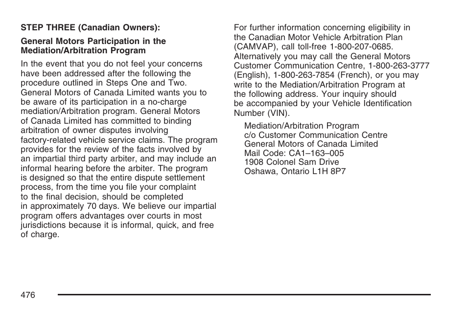 Cadillac 2007 DTS User Manual | Page 476 / 508