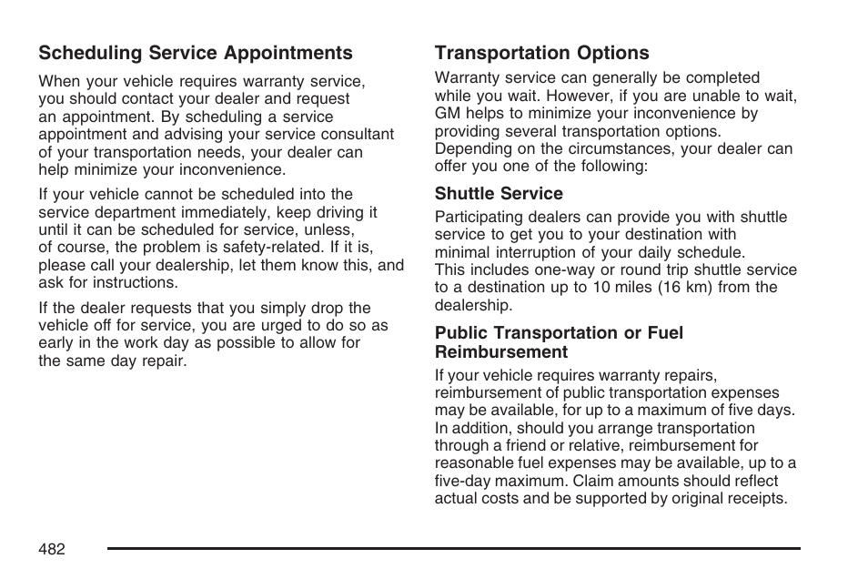 Cadillac 2007 DTS User Manual | Page 482 / 508