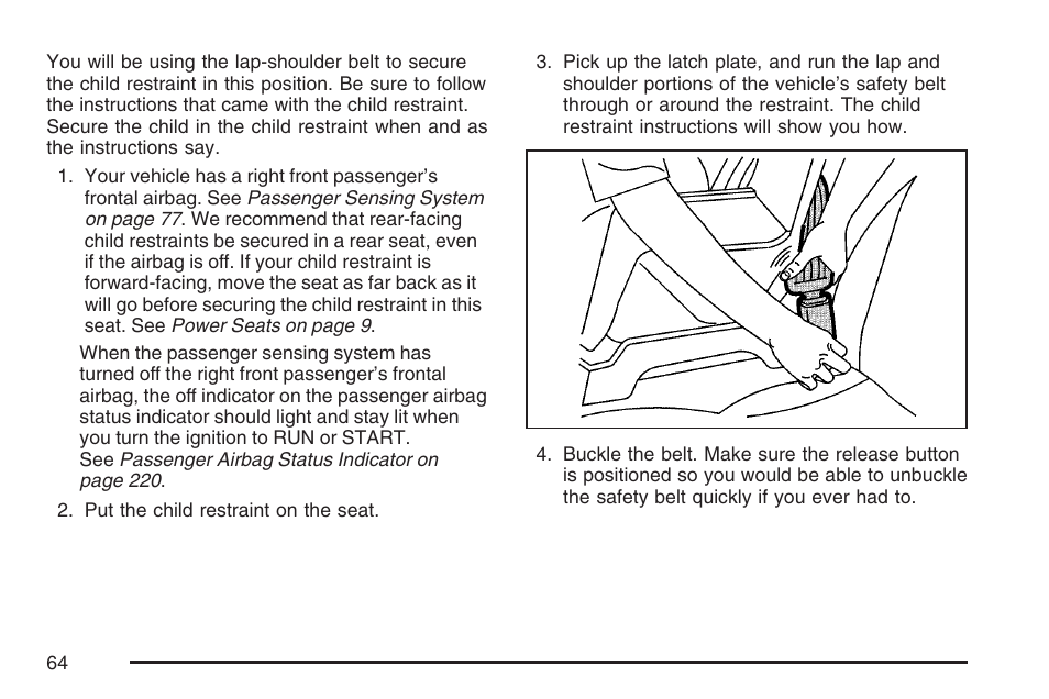 Cadillac 2007 DTS User Manual | Page 64 / 508