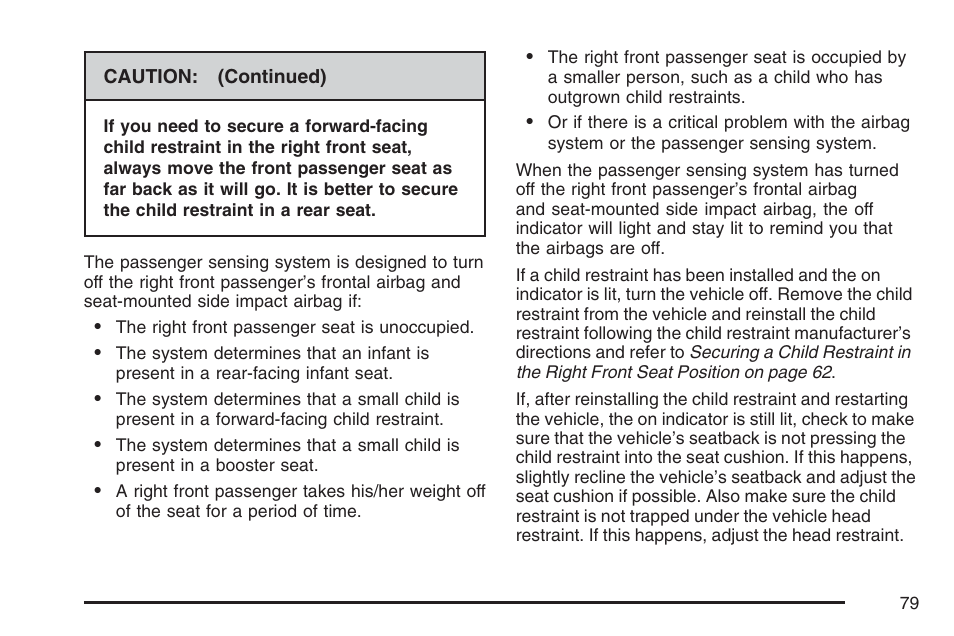 Cadillac 2007 DTS User Manual | Page 79 / 508