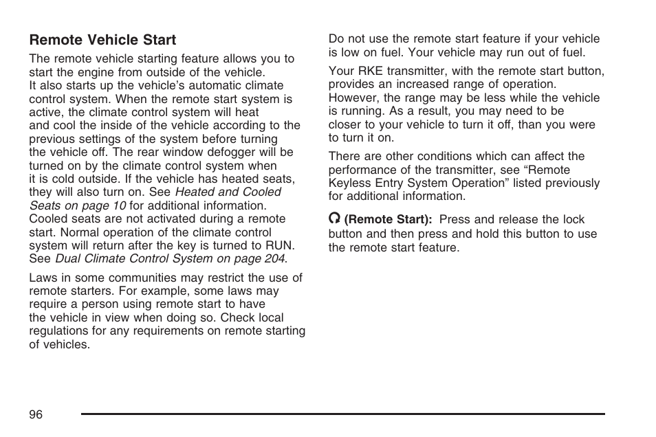 Cadillac 2007 DTS User Manual | Page 96 / 508