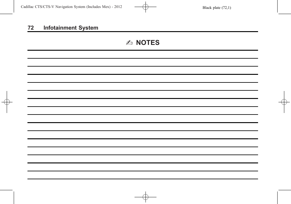 Cadillac CTS User Manual | Page 72 / 76