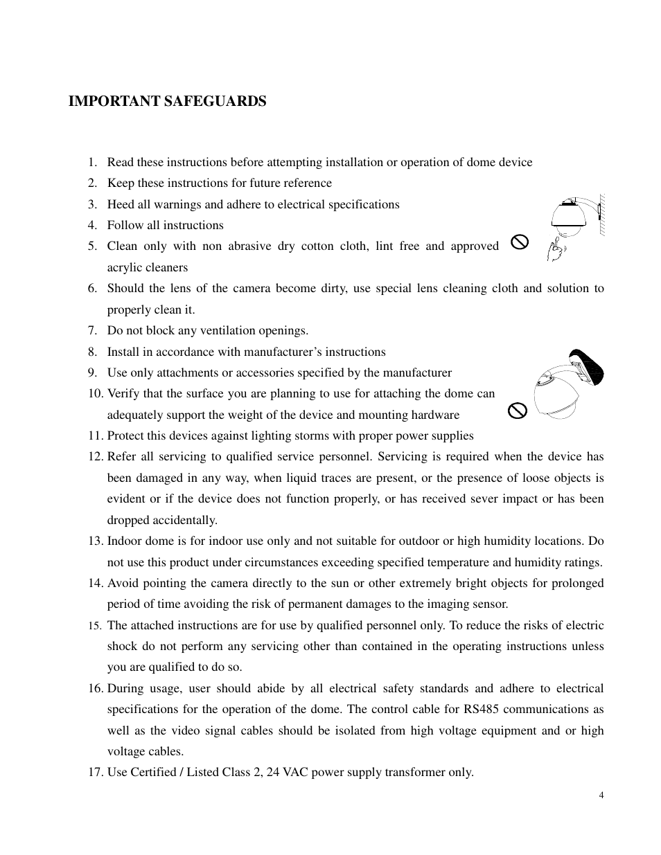 Costar CDC2500MI User Manual | Page 5 / 35