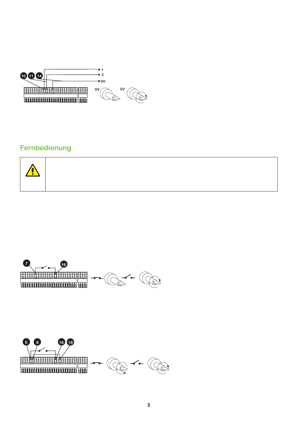 Fernbedienung | Watson-Marlow 504Du User Manual | Page 9 / 31