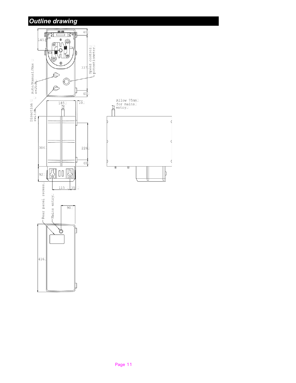 Watson-Marlow 604S/R User Manual | Page 11 / 12