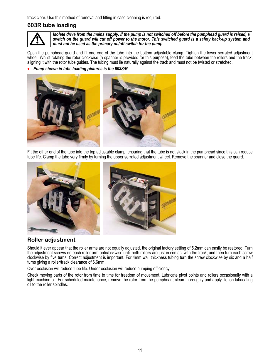 Watson-Marlow 605Di User Manual | Page 12 / 17