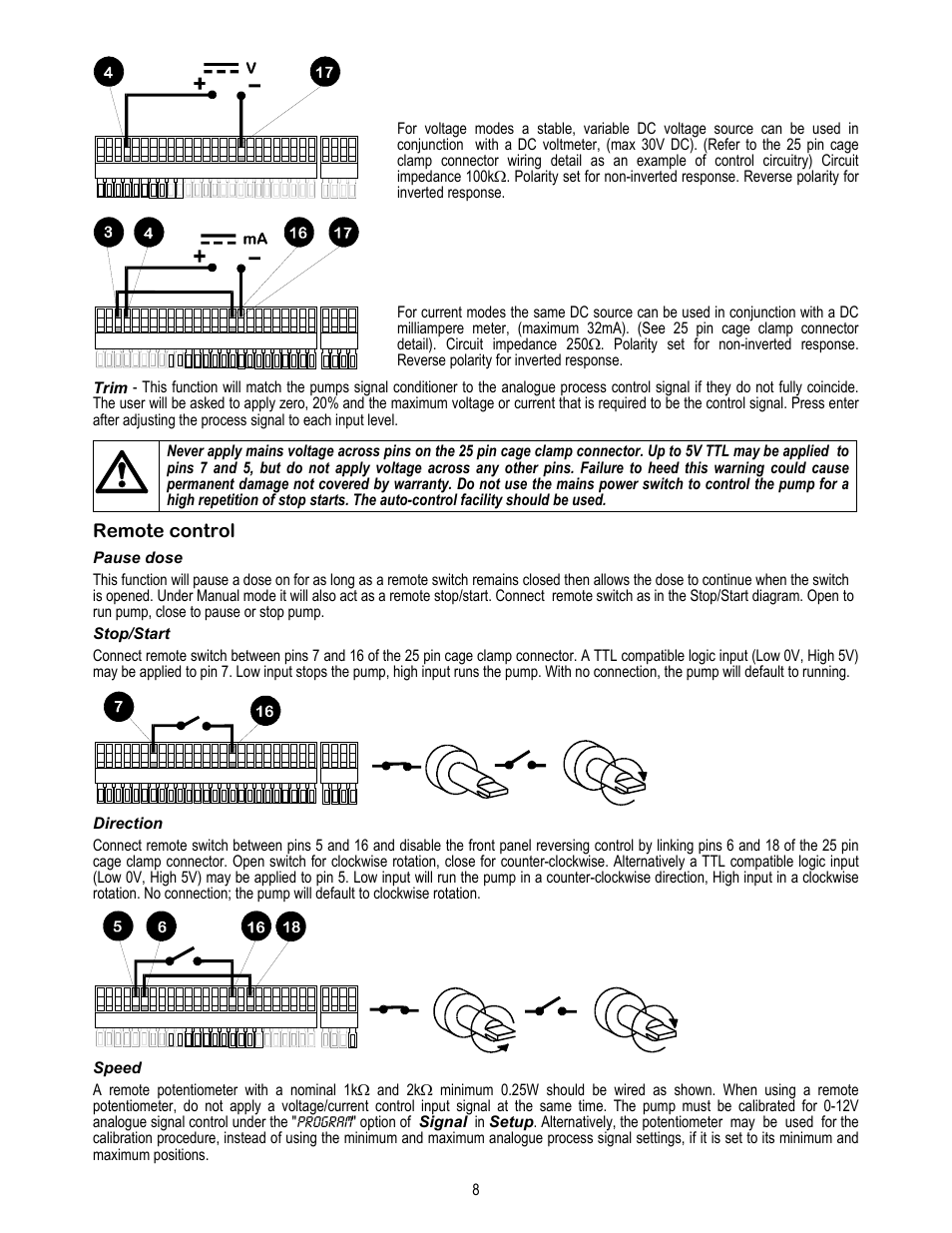Watson-Marlow 605Di User Manual | Page 9 / 17