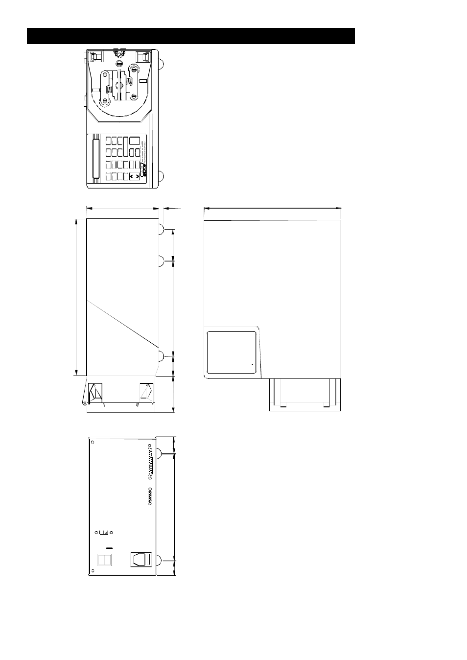 Outline drawing | Watson-Marlow 505Dz User Manual | Page 19 / 20