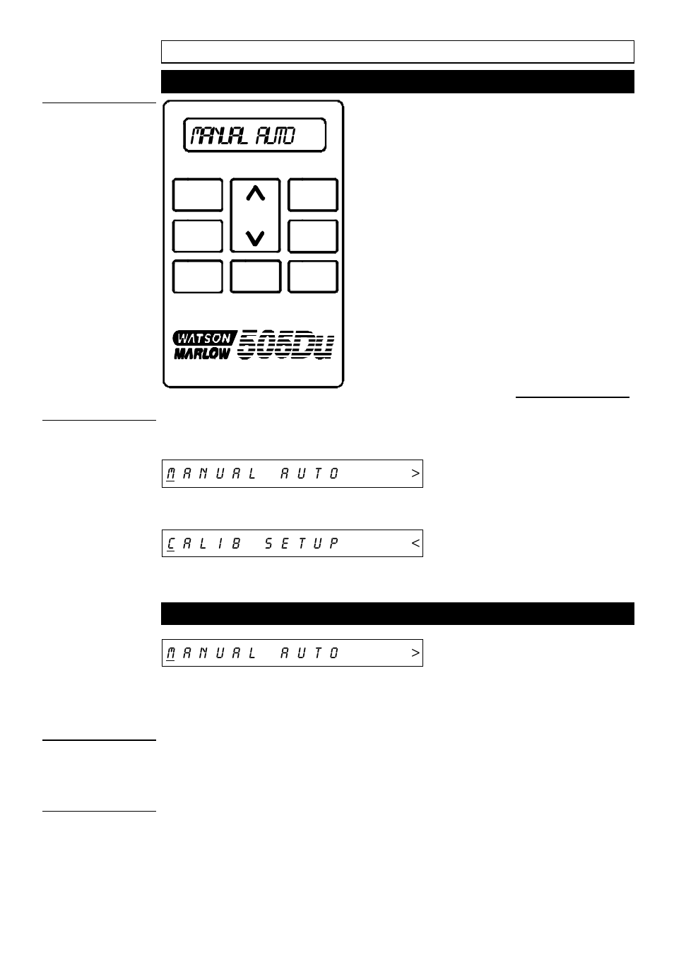 Manual auto | Watson-Marlow 505Du User Manual | Page 10 / 29
