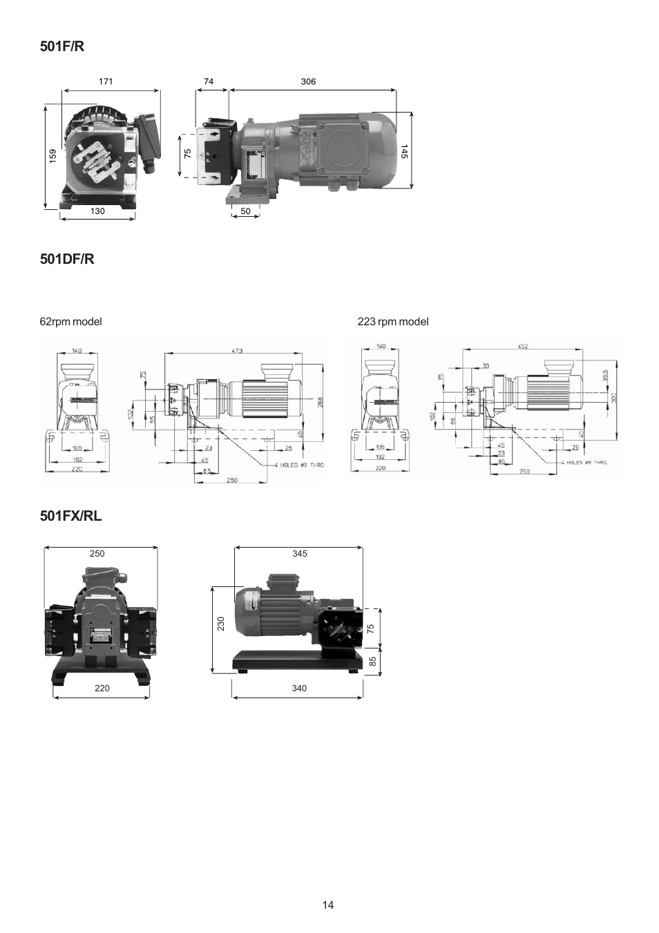 Watson-Marlow 501CC User Manual | Page 14 / 17
