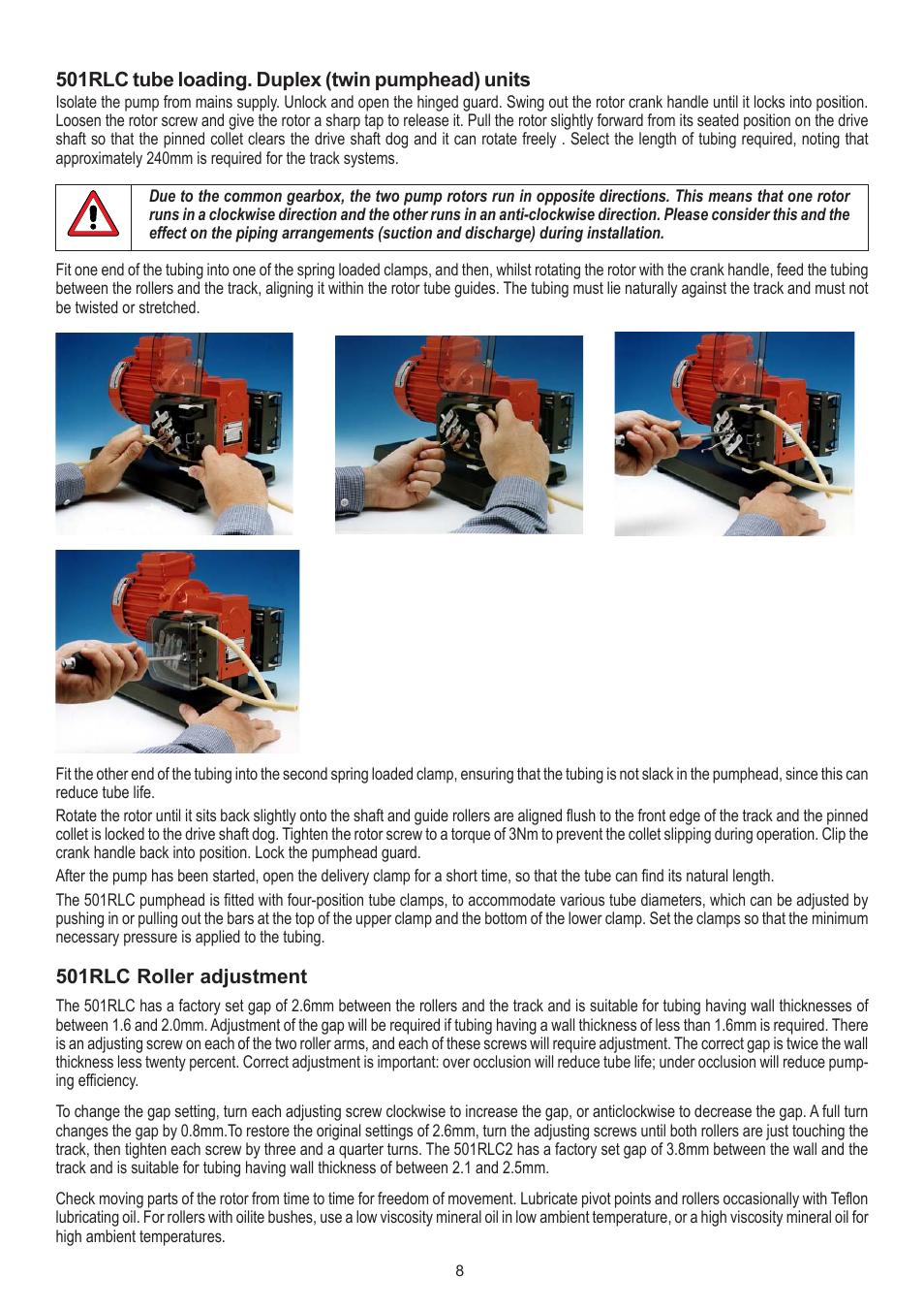 Watson-Marlow 501CC User Manual | Page 8 / 17